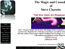 Tablet Screenshot of magicsteve.com